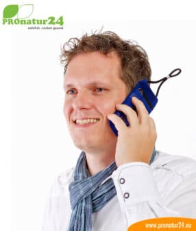 Anwendung der eWall Handytasche
