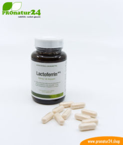 Referenzen und Testimonials - Aussagen von Kunden 18 Lactoferrin HFQ | 250 mg Lactoferrin pro Kapsel | Diätetisches Lebensmittel in Premiumqualität