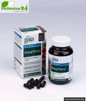 SLEEPTHRU von GAIA HERBS - 60 Kapseln