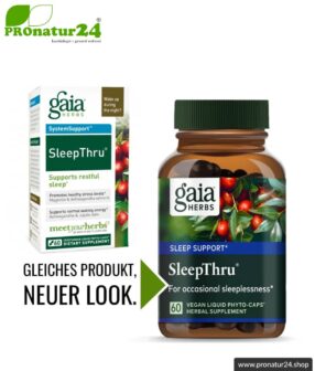 SLEEPTHRU von GAIA HERBS - 60 Kapseln