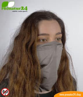 Abschirmender Kopfschutz gegen Elektrosmog HF durch Handy, WLAN, LTE,...
