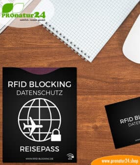 RFID NFC Schutzhüllen / Datenschutz für Kreditkarte, Personalausweis, EC-Karte, Bankkarte und Reisepass 9 RFID NFC Schutzhülle für Kreditkarte, Reisepass und mehr