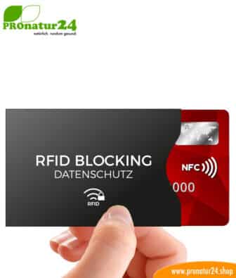 Hallo im Sommer mit CBDprime® 40 RFID NFC Schutzhülle für Kreditkarte, Reisepass und mehr