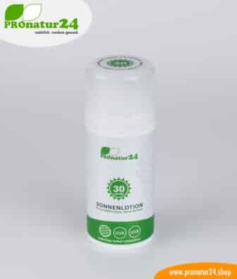 Sonnencreme LSF 30, mineralischer Lichtschutz, UVA, UVB, wasserfest, vegan - OHNE MIKROPLASTIK, OHNE ALKOHOL, OHNE CHEMIE
