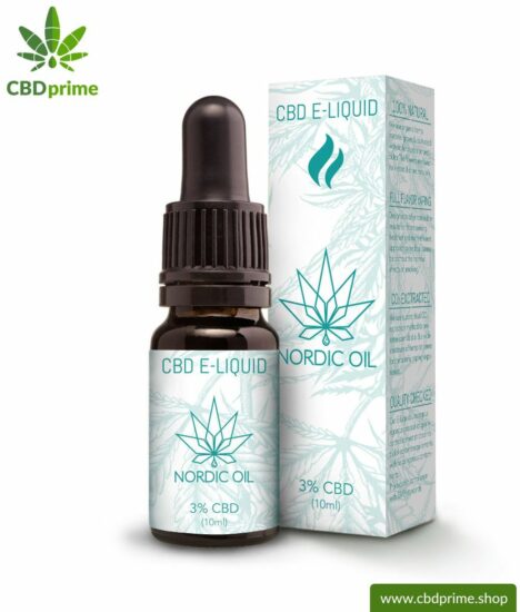 CBD E-LIQUID der Cannabis Pflanze mit 3 % CBD Anteil. Ohne THC.