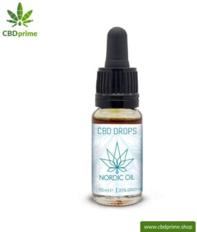 CBD ÖL DROPS (ehemals CBD Hanföl) Cannabis Pflanze mit 20 % CBD Anteil. Ohne THC. Biologisch und vegan produziert von Nordic Oil.