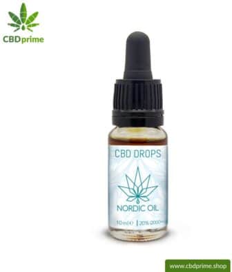 CBD ÖL DROPS (ehemals CBD Hanföl) Cannabis Pflanze mit 20 % CBD Anteil. Ohne THC. Biologisch und vegan produziert von Nordic Oil.