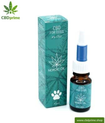 CBD Hanföl für HUNDE. Positive Wirkung für die Fellnase mit 4 % CBD Anteil. Ohne THC. Biologisch produziert von Nordic Oil.