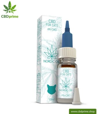 CBD Hanföl für KATZEN. Überraschende Effekt beim Stubentiger mit 4 % CBD Anteil. Ohne THC. Biologisch produziert von Nordic Oil.