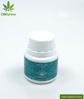CBD Softgel Kapseln der Cannabis Pflanze mit 4 % CBD Anteil. Ohne THC.