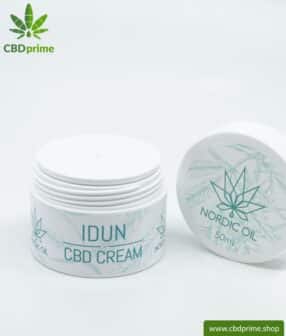 IDUN CBD Feuchtigkeitscreme. Hautcreme für eine optimale Hydratisierung mit der Kraft der Cannabis Pflanze. Ohne THC. Vegan.