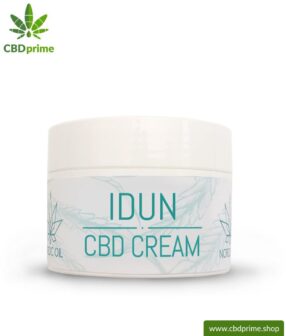 IDUN CBD Feuchtigkeitscreme. Hautcreme für eine optimale Hydratisierung mit der Kraft der Cannabis Pflanze. Ohne THC. Vegan.