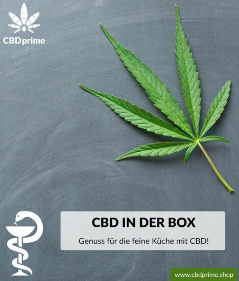 CBD BOX "Genuss für die feine Küche mit CBD!". Exklusiv bei CBDprime.