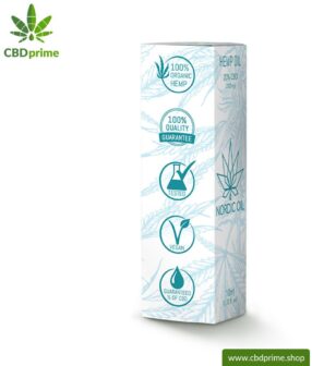 CBD Hanföl der Cannabis Pflanze mit 20 % CBD Anteil. Ohne THC.