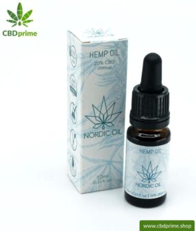 CBD Hanföl der Cannabis Pflanze mit 20 % CBD Anteil. Ohne THC.