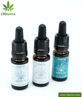 CBD Hanföl der Cannabis Pflanze mit 5%, 15% und 20% CBD Anteil. Ohne THC.