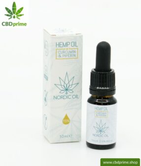 CBD ÖL DROPS (ehemals CBD Hanföl) mit Curcumin & Piperin und 15 % CBD Anteil. Ohne THC. Biologisch und vegan produziert von Nordic Oil.