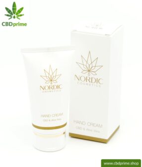 CBD & Aloe Vera Handcreme von Nordic Cosmetics. Verwöhnung und Pflege PUR für die beanspruchte trockene Haut! VEGAN.