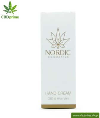 CBD & Aloe Vera Handcreme von Nordic Cosmetics. Verwöhnung und Pflege PUR für die beanspruchte trockene Haut! VEGAN.