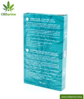 CBD Kaugummi mit 5 mg CBD pro Stück. Cannabidiol in neuer, leckerer und zuckerfreier Form mit Xylitol (karieshemmend!). Natürlicher Geschmack nach Minze und Eukalyptus! Feedbild.