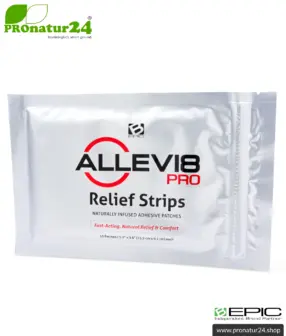 ALLEVI8 PRO Energiepflaster | Neuste Tape Technologie mit 15 Stück pro Packung | +1 Stück als Geschenk zum Kennenlernen pro Bestellung | ORIGINAL Relief Strips vom Erfinder Dr. Kim, Korea / B-EPIC 15 ALLEVI8 PRO Energiepflaster | Neuste Tape Technologie mit 15 Stück pro Packung | +1 Stück als Geschenk zum Kennenlernen pro Bestellung | ORIGINAL Relief Strips vom Erfinder Dr. Kim, Korea / B-EPIC