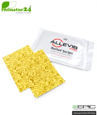 ALLEVI8 PRO Energiepflaster | Neuste Tape Technologie mit 15 Stück pro Packung | +1 Stück als Geschenk zum Kennenlernen pro Bestellung | ORIGINAL Relief Strips vom Erfinder Dr. Kim, Korea / B-EPIC